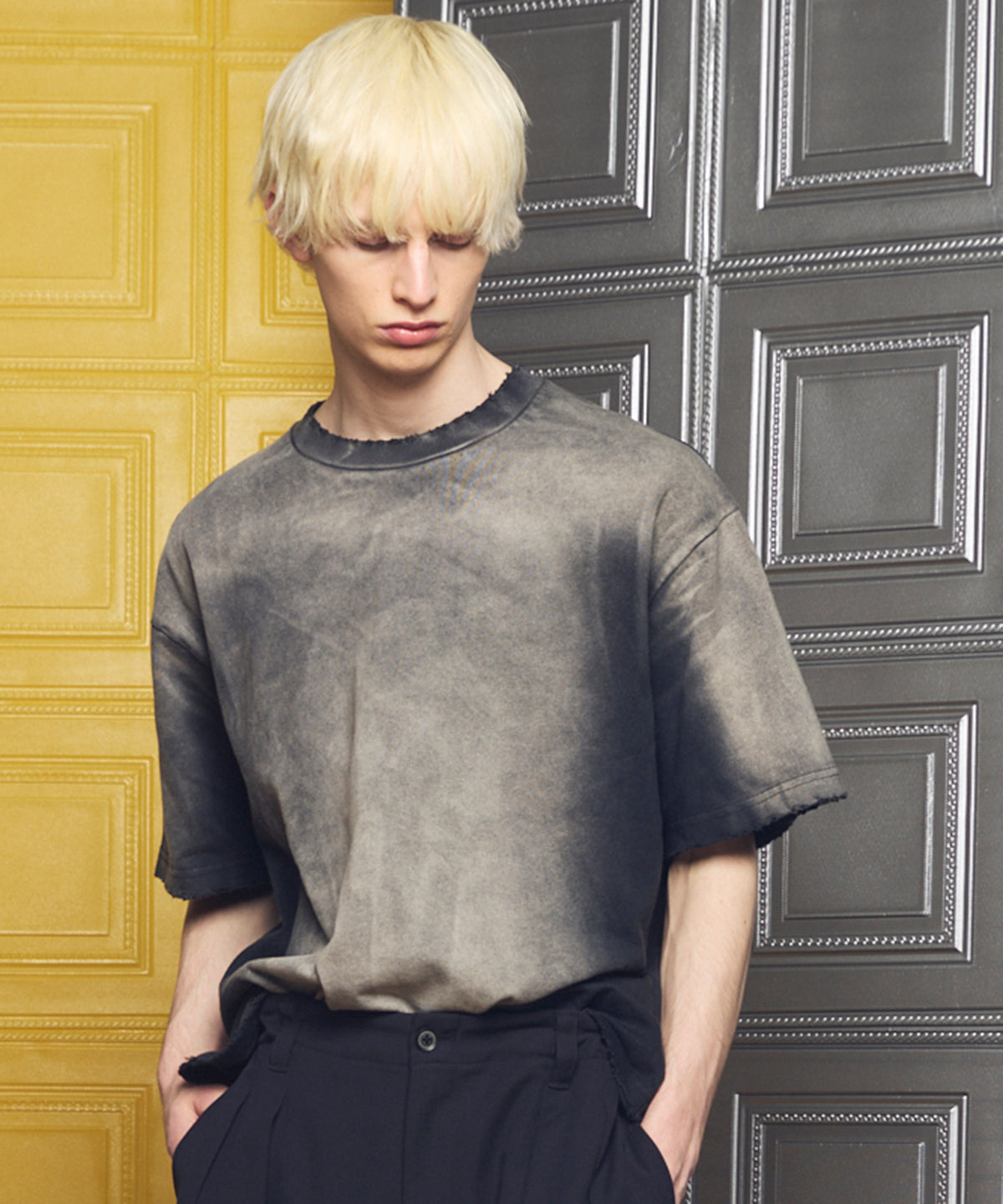 【26ss PRE-ORDER】Flower Patchwork Vintage Like Prime-Over Sweat Zip Hoodie