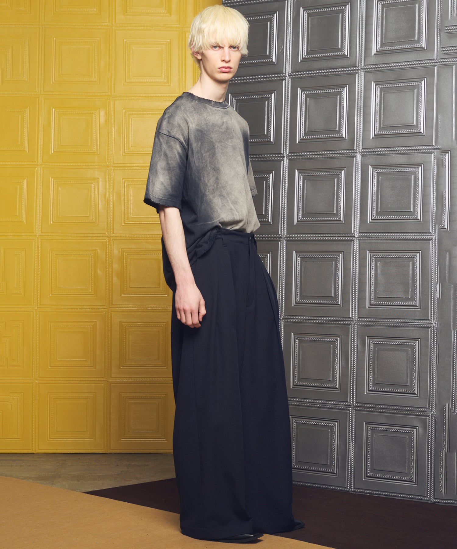 【26ss PRE-ORDER】Flower Patchwork Vintage Like Prime-Over Sweat Zip Hoodie