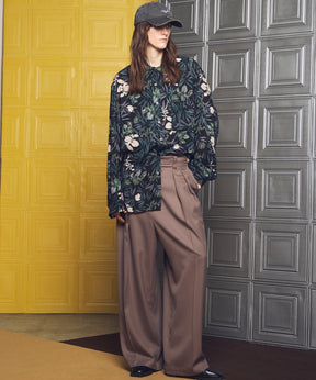 [意大利滞销面料] Prime-Over 常规领重磅法兰绒衬衫外套