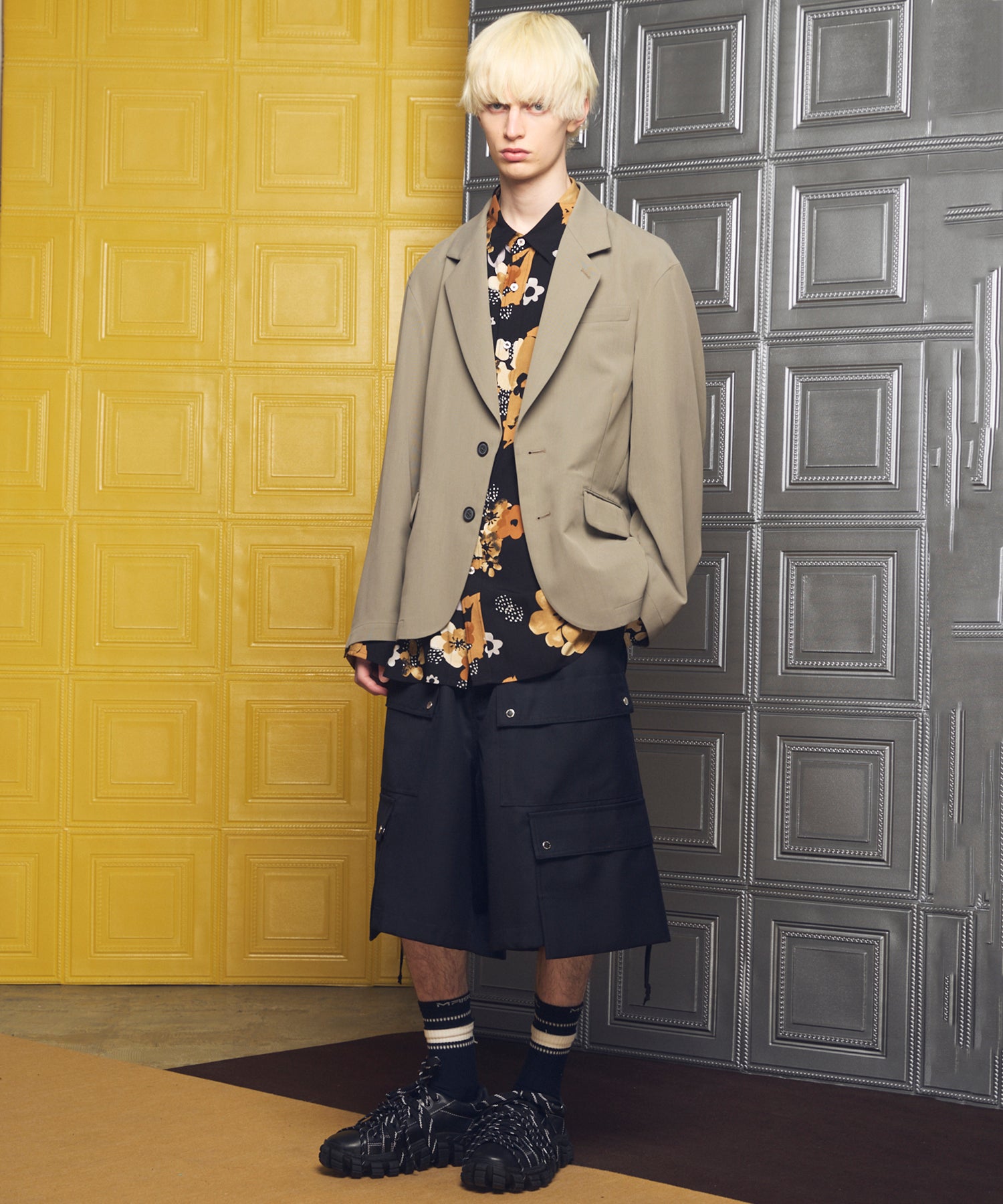 【26ss PRE-ORDER】Crispy Cross Calze Regular-Over 2b Tailored Jacket