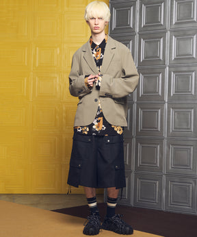 [26SS 预购] 4 色青年布可水洗羊毛 Prime 宽幅工装短裤