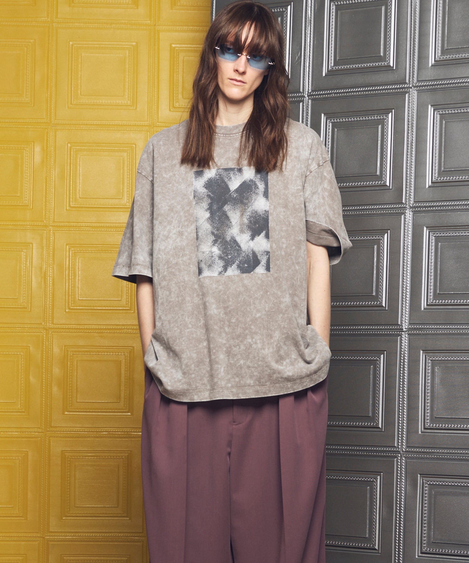 【26ss PRE-ORDER】Flower Patchwork Vintage Like Prime-Over Sweat Zip Hoodie