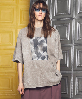 【26ss PRE-ORDER】Flower Patchwork Vintage Like Prime-Over Sweat Zip Hoodie