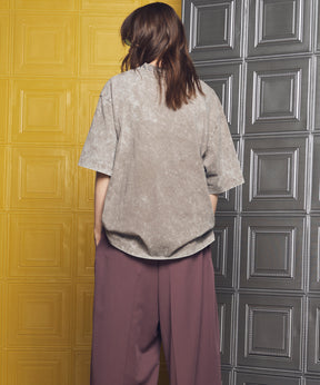 【26ss PRE-ORDER】Flower Patchwork Vintage Like Prime-Over Sweat Zip Hoodie