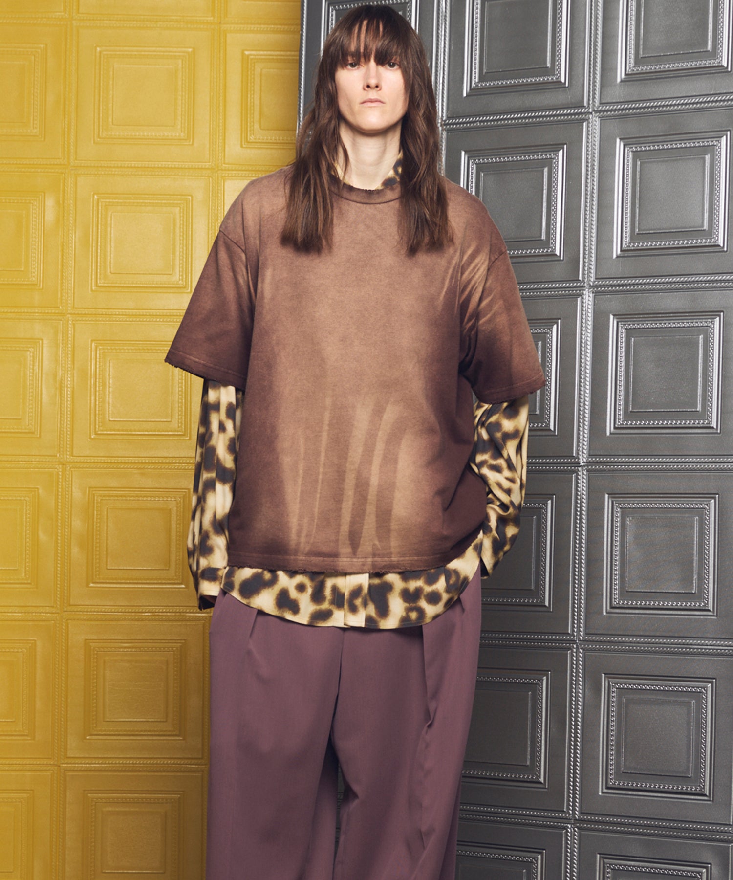 【26ss PRE-ORDER】Flower Patchwork Vintage Like Prime-Over Sweat Zip Hoodie