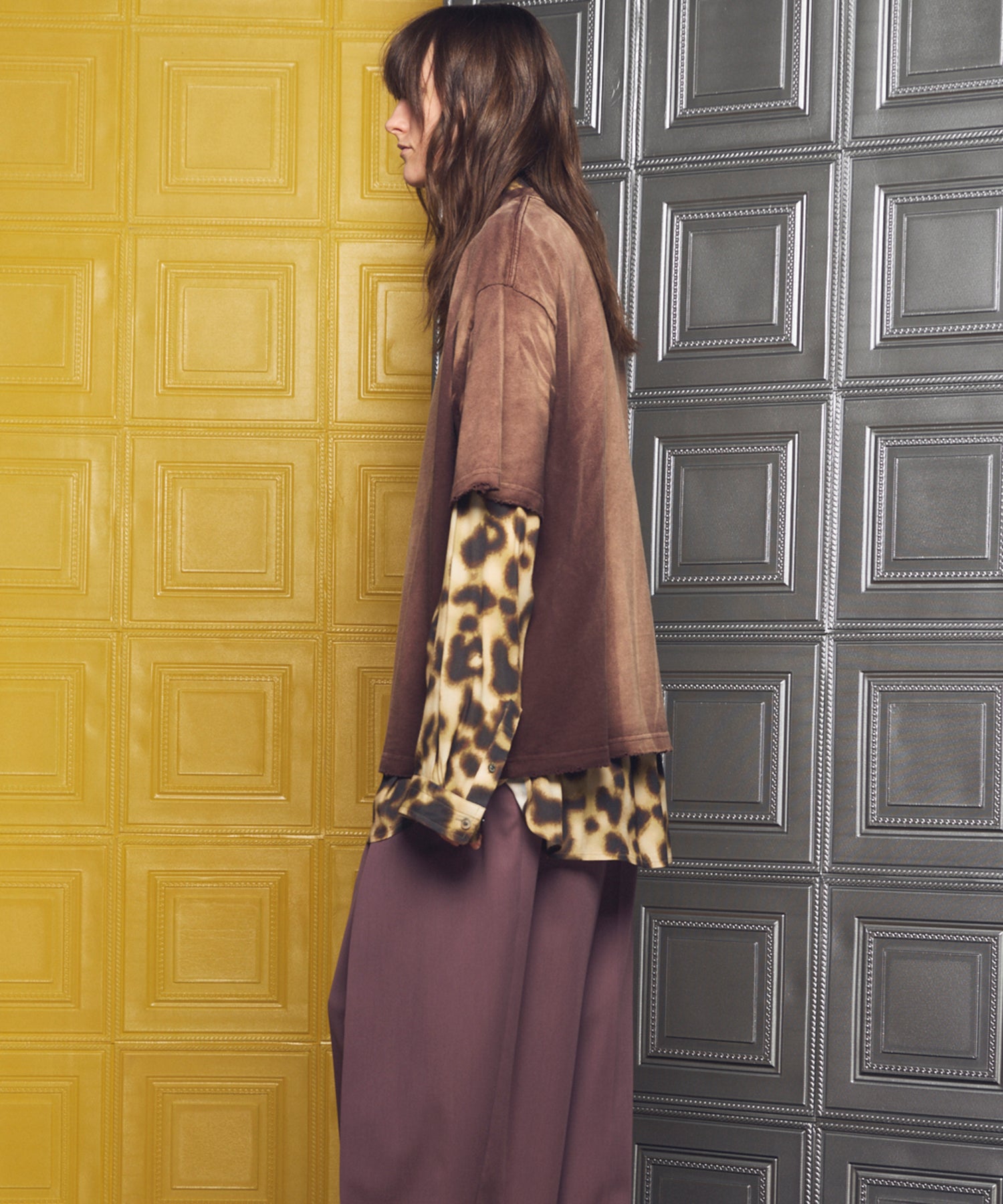 【26ss PRE-ORDER】Flower Patchwork Vintage Like Prime-Over Sweat Zip Hoodie