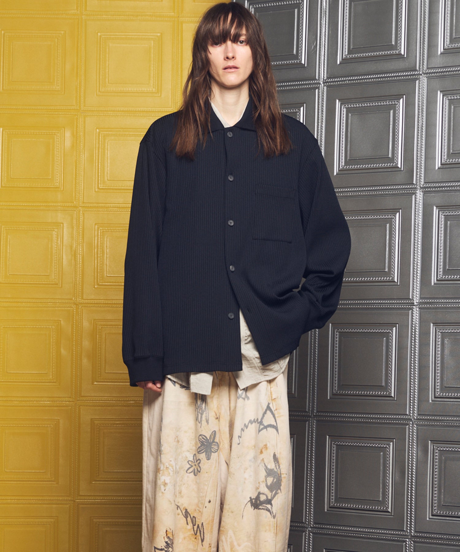 【26SS PRE-ORDER】Omega Rib Prime-Over Long Sleeve Shirt