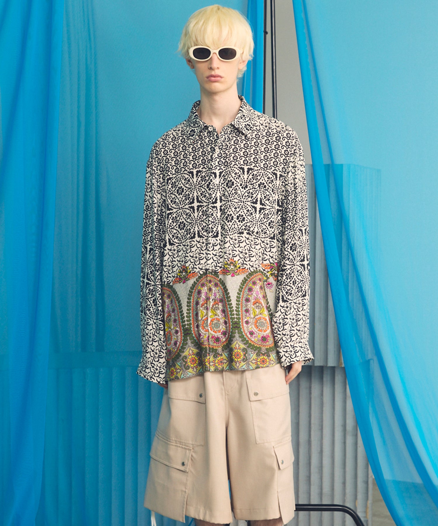 [意大利滞销面料] Prime-Over 常规领重磅法兰绒衬衫外套