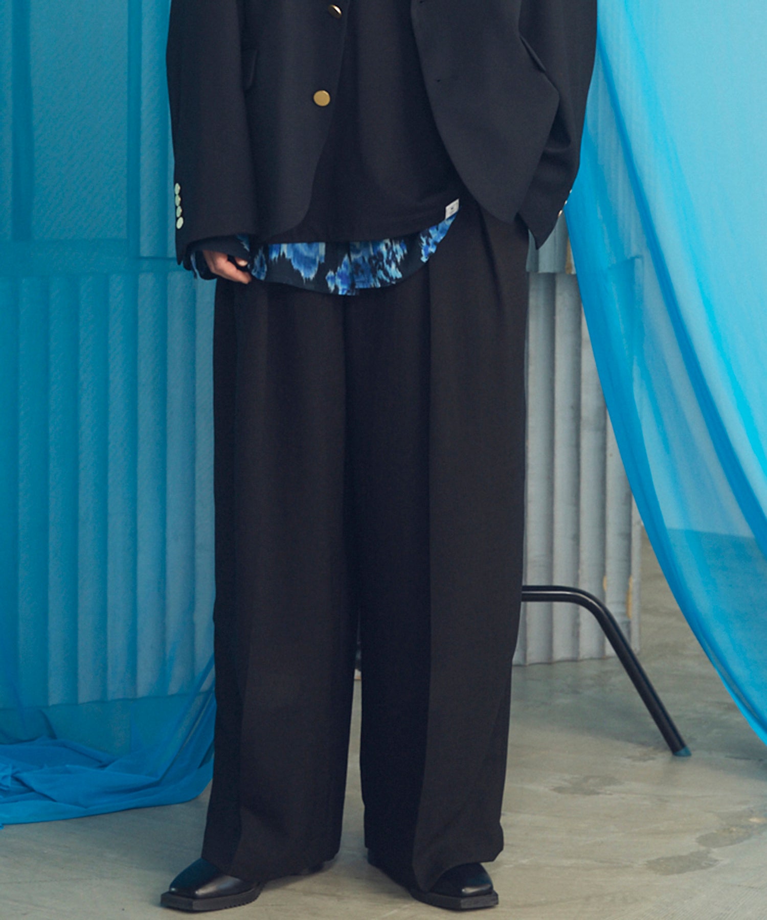 【26SS PRE-ORDER】Triacetate Prime-Wide Two-tuck Slacks