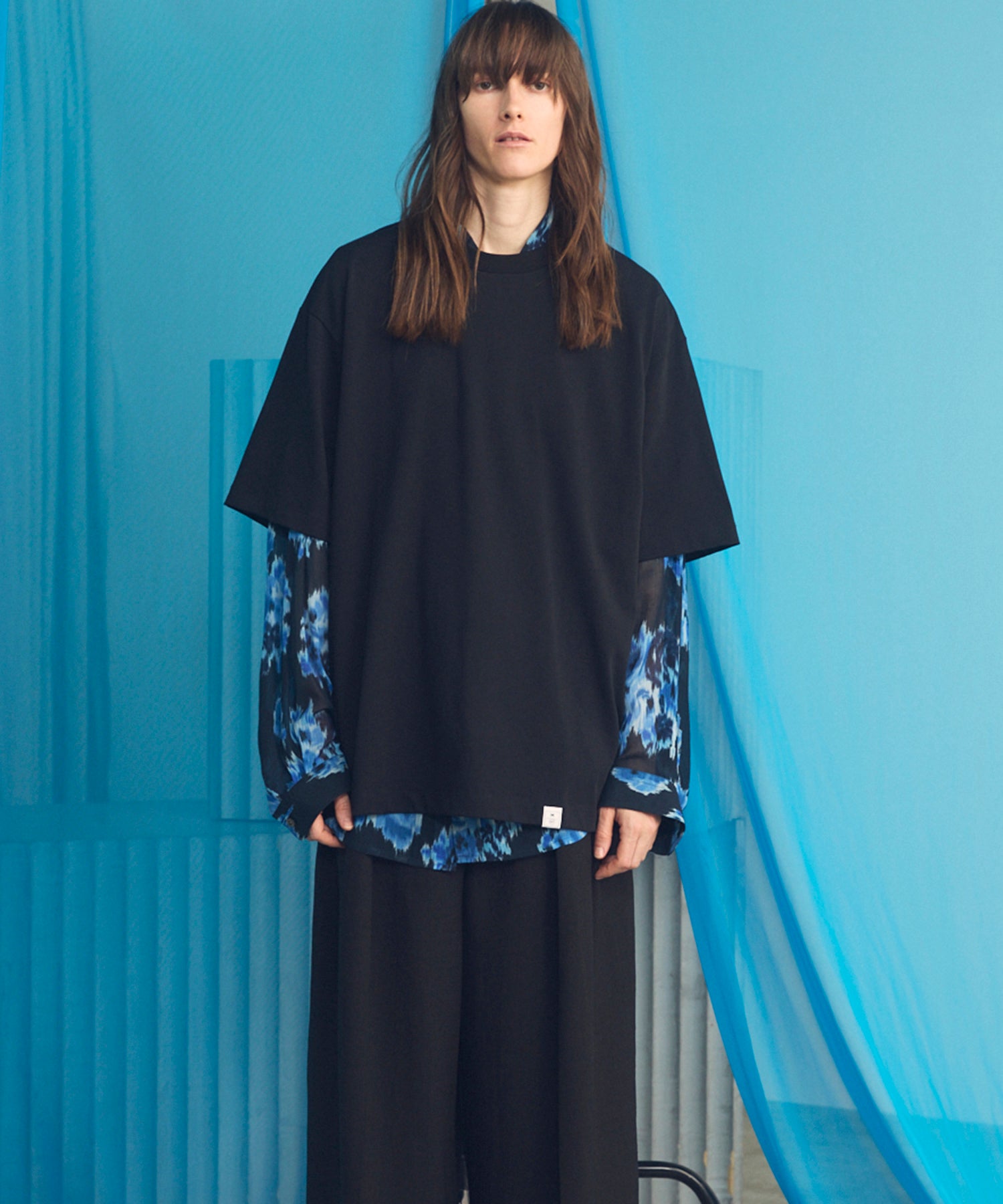 【26ss PRE-ORDER】Flower Patchwork Vintage Like Prime-Over Sweat Zip Hoodie