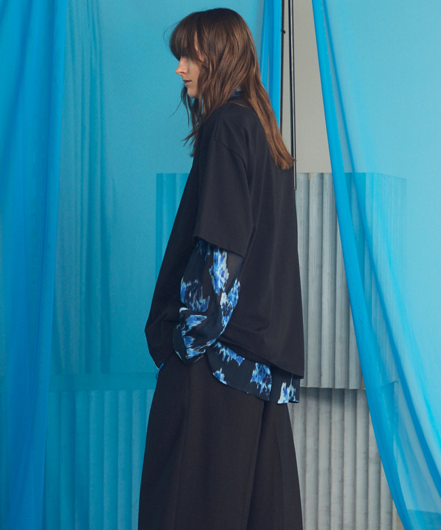 【26ss PRE-ORDER】Flower Patchwork Vintage Like Prime-Over Sweat Zip Hoodie