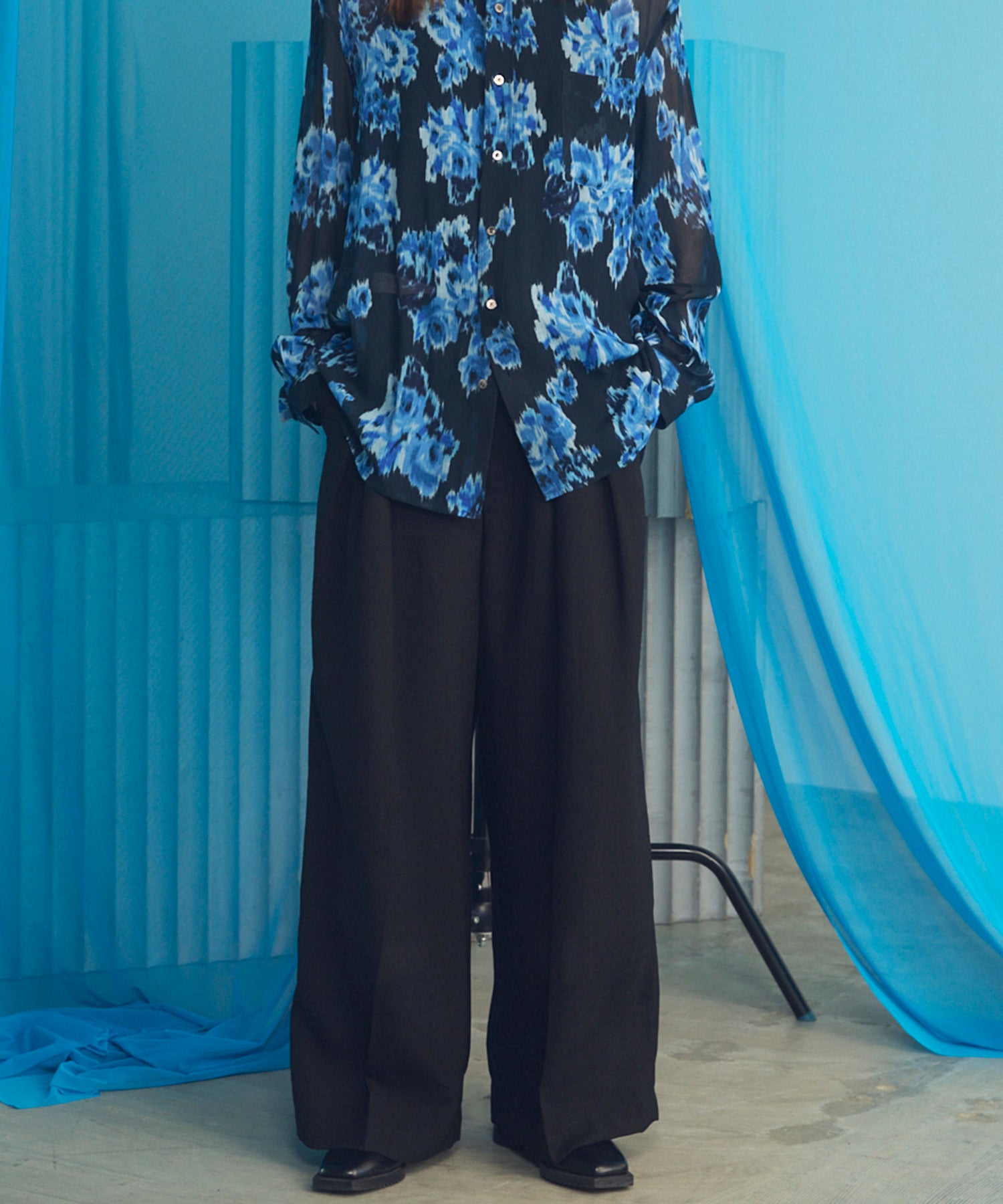 【26SS PRE-ORDER】Triacetate Prime-Wide Two-tuck Slacks