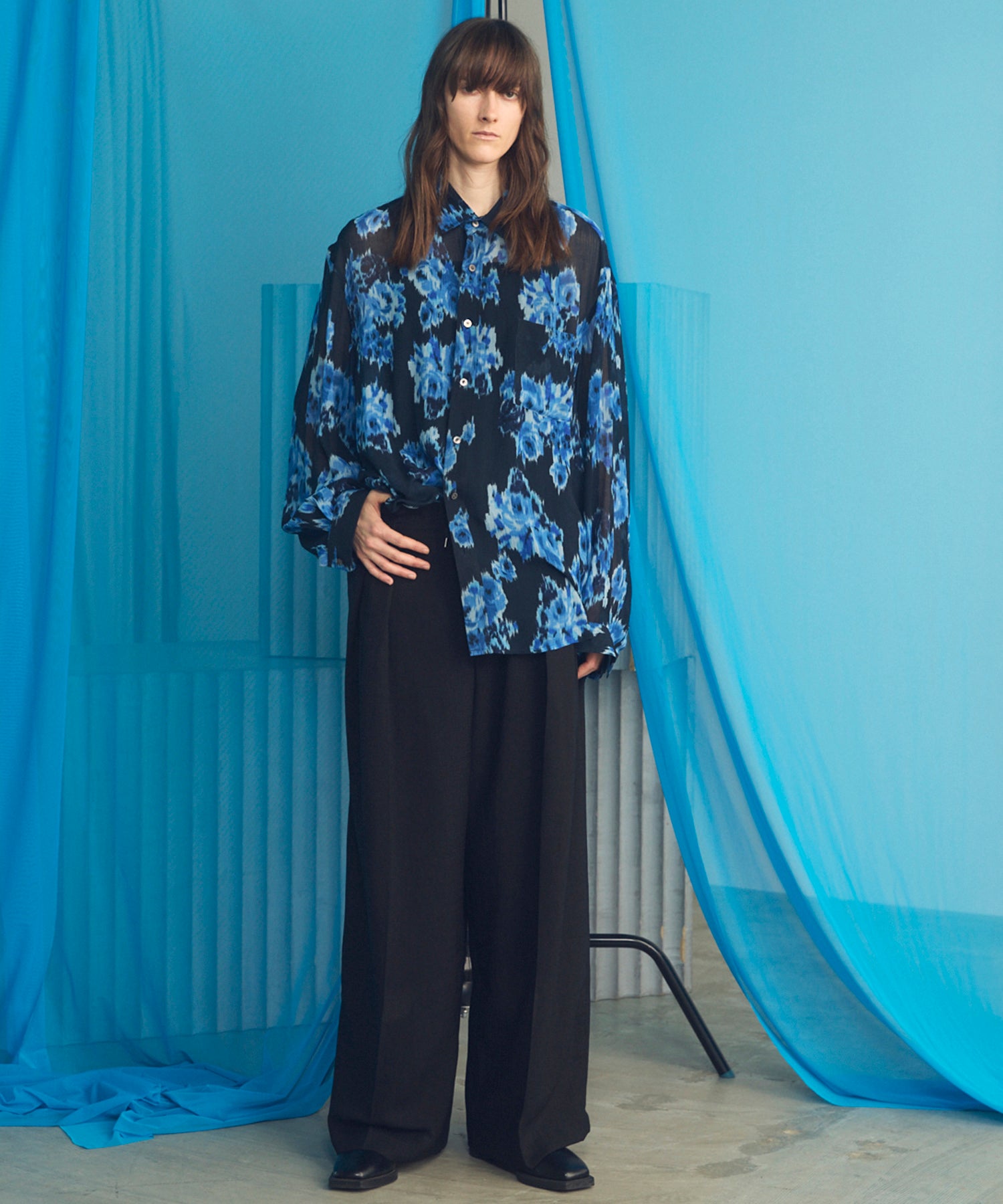 【26SS PRE-ORDER】Triacetate Prime-Wide Two-tuck Slacks