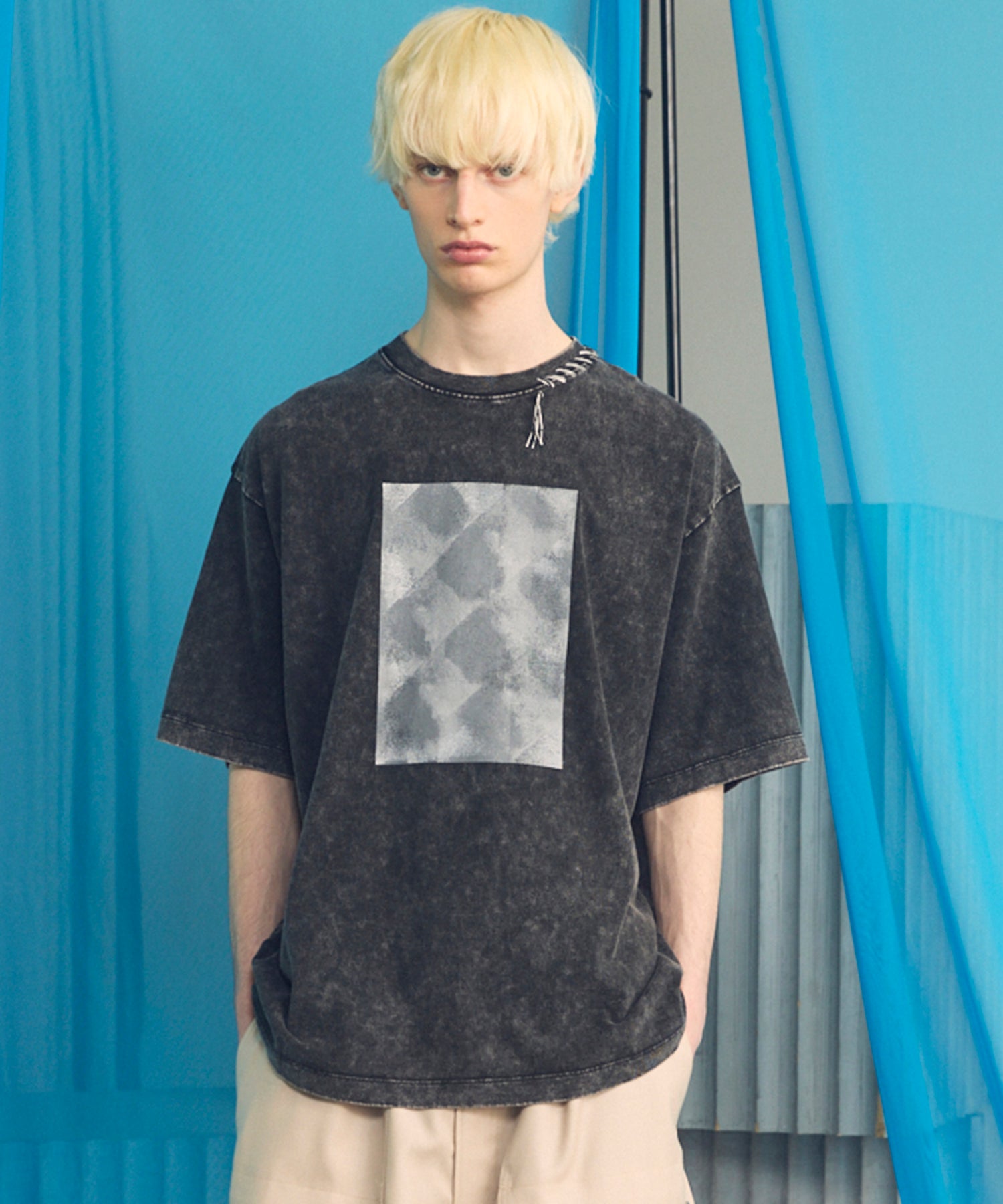 【26ss PRE-ORDER】Flower Patchwork Vintage Like Prime-Over Sweat Zip Hoodie