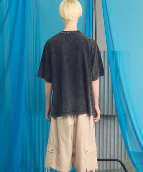 【26ss PRE-ORDER】Flower Patchwork Vintage Like Prime-Over Sweat Zip Hoodie