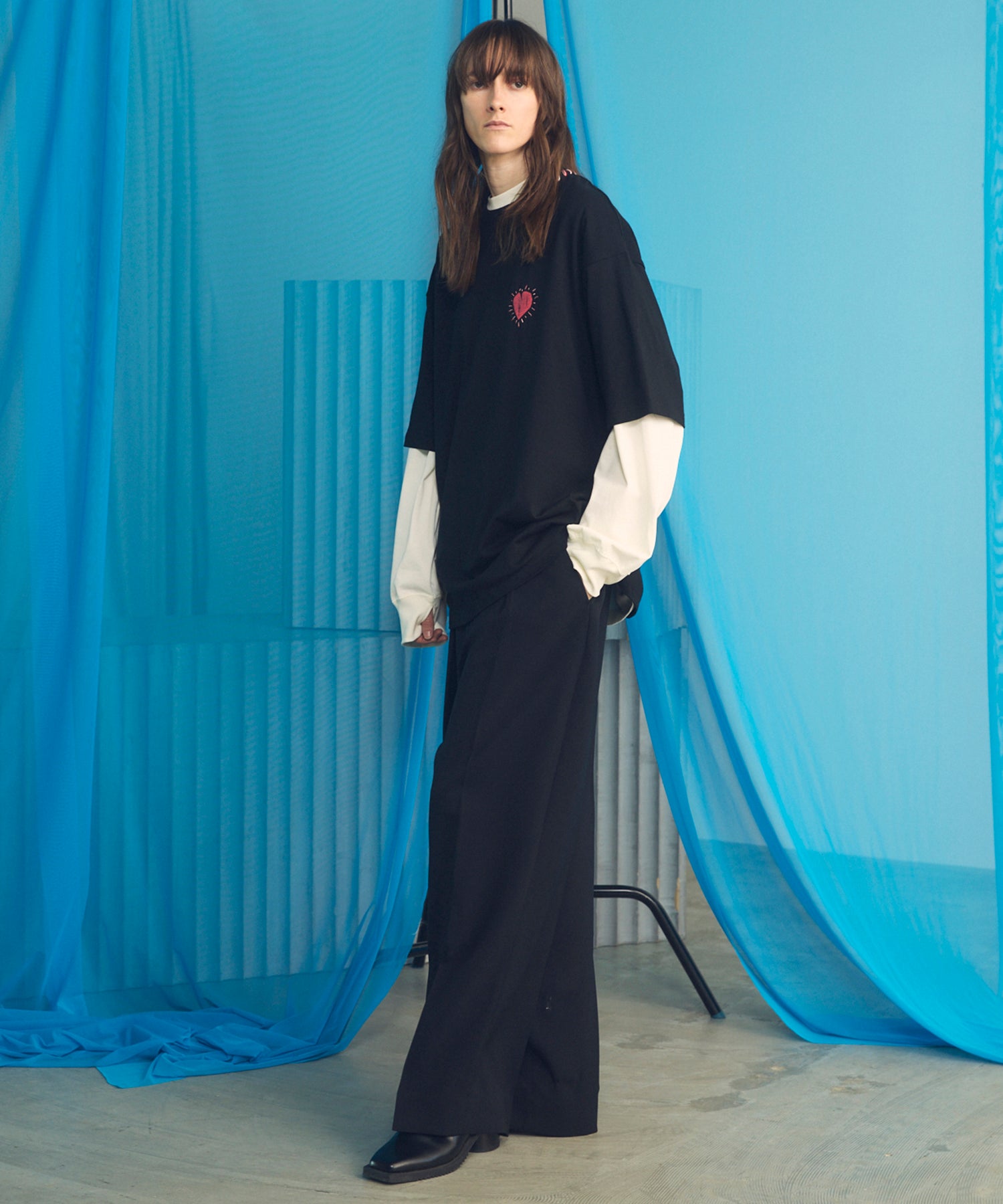 4 색 샹 브레이 세탁 가능한 양모 피크 라펠 더블 가슴 재킷