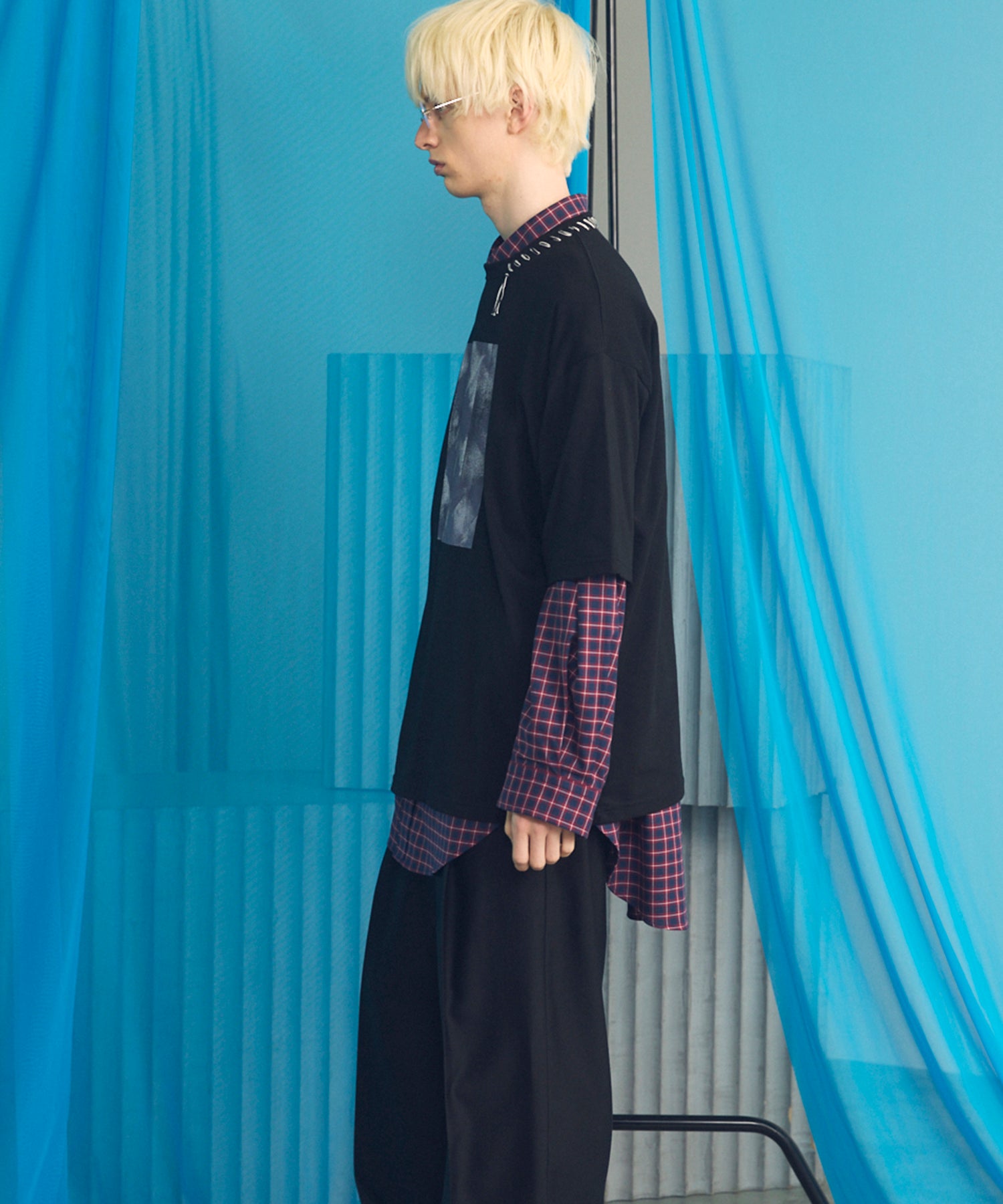 【26ss PRE-ORDER】Flower Patchwork Vintage Like Prime-Over Sweat Zip Hoodie