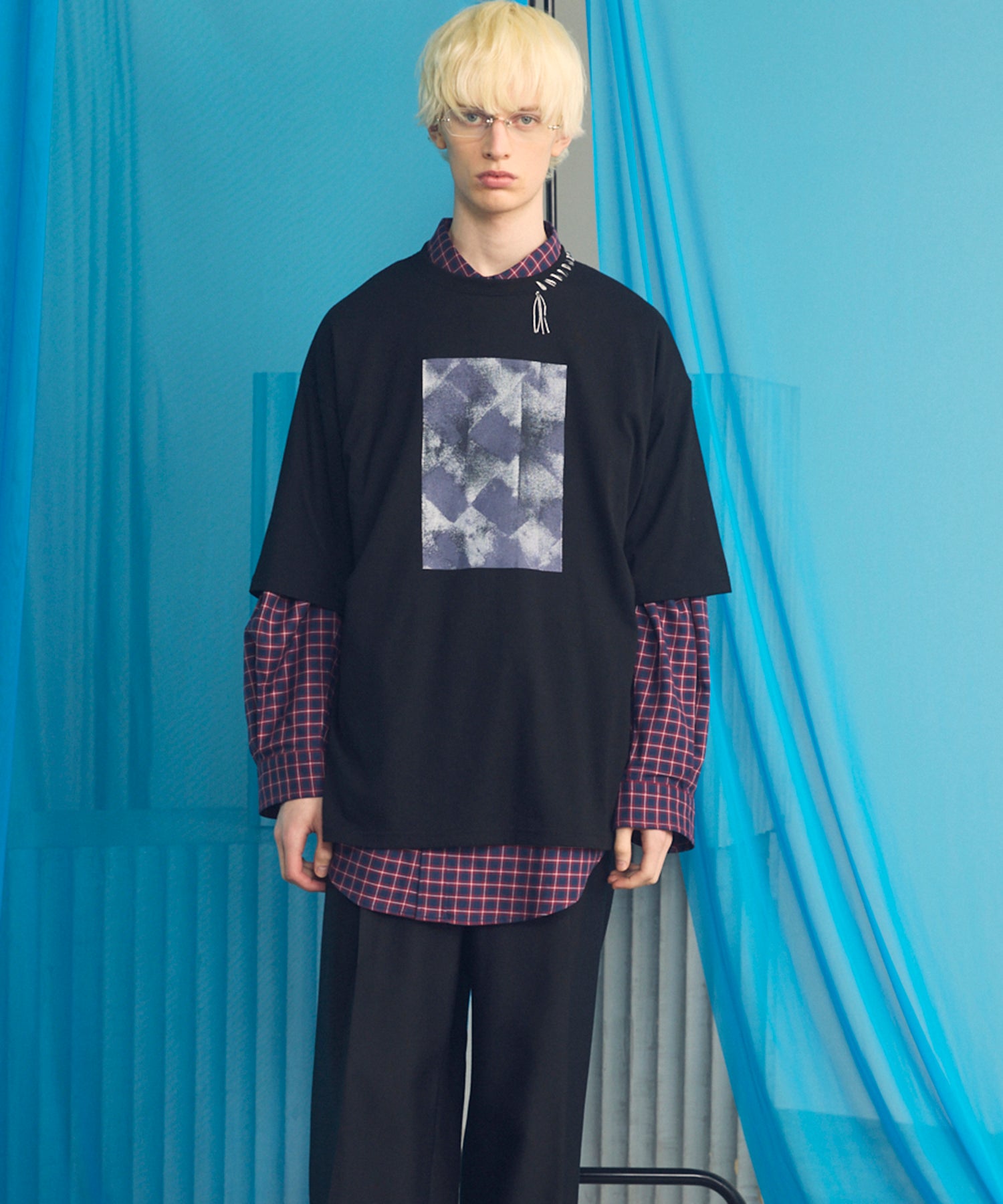 【26ss PRE-ORDER】Flower Patchwork Vintage Like Prime-Over Sweat Zip Hoodie