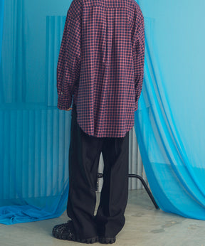 [26SS PRE-ORDER] Clear Trichotine Two-tuck Prime-Wide Slacks