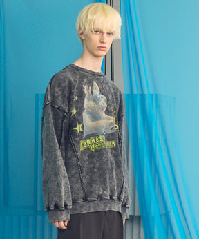 【Hypnose Association for MAISON SPECIAL】「SQUIRREL」Prime-Over Crew Neck Sweatshirt