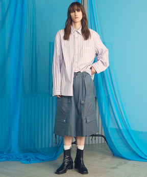 [26SS 预购] 4 色青年布可水洗羊毛 Prime 宽幅工装短裤