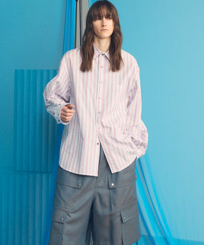 [意大利滞销面料] Prime-Over 常规领重磅法兰绒衬衫外套