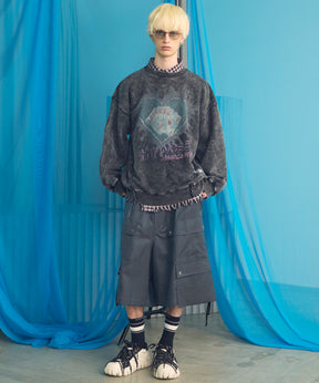 [26SS 预购] 4 色青年布可水洗羊毛 Prime 宽幅工装短裤