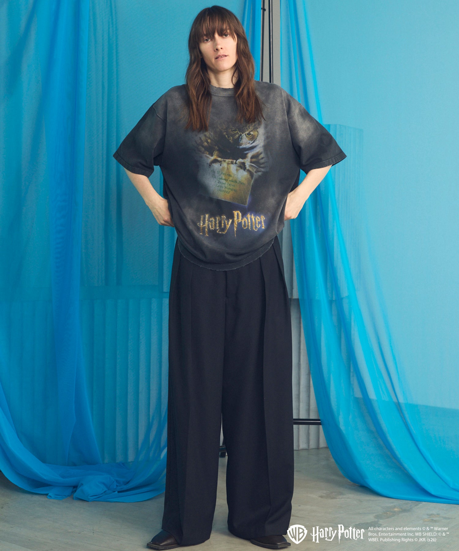 【26ss PRE-ORDER】Clear Trichotine Two-tuck Prime-Wide Slacks