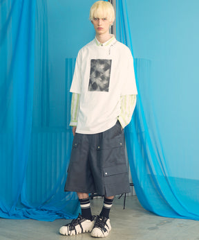 【26ss PRE-ORDER】Flower Patchwork Vintage Like Prime-Over Sweat Zip Hoodie