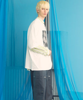 【26ss PRE-ORDER】Flower Patchwork Vintage Like Prime-Over Sweat Zip Hoodie