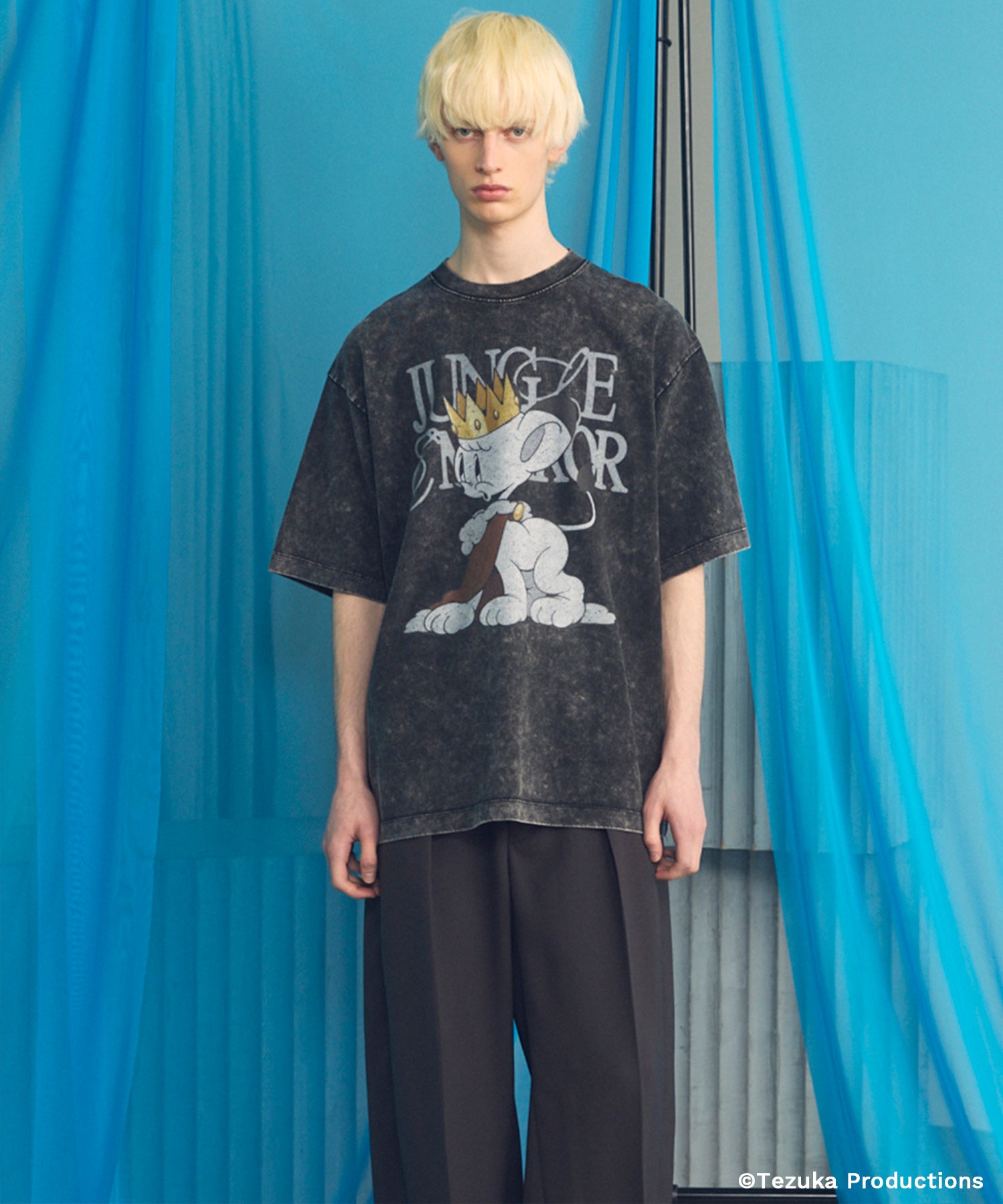 4 Colors Chambray Washable Wool Peaked Lapel Double Breasted Jacket