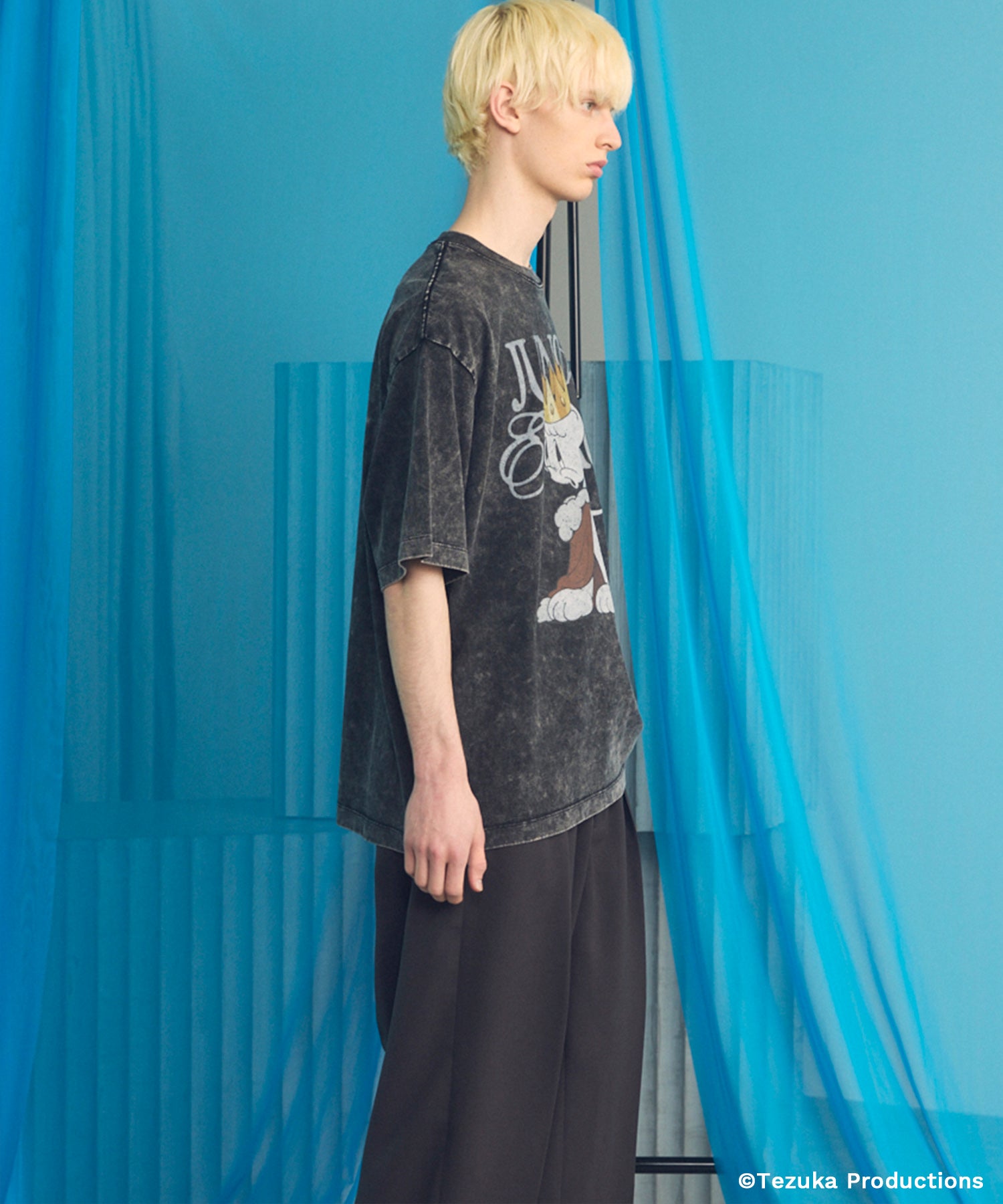 4 Colors Chambray Washable Wool Peaked Lapel Double Breasted Jacket