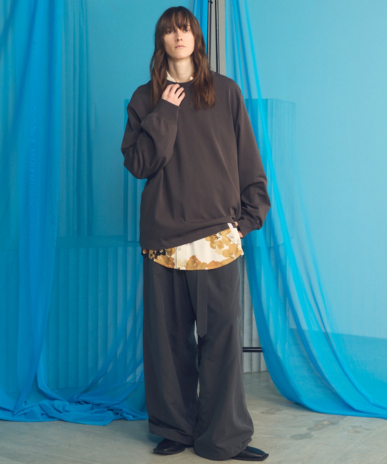 4 색 샹 브레이 세탁 가능한 양모 피크 라펠 더블 가슴 재킷