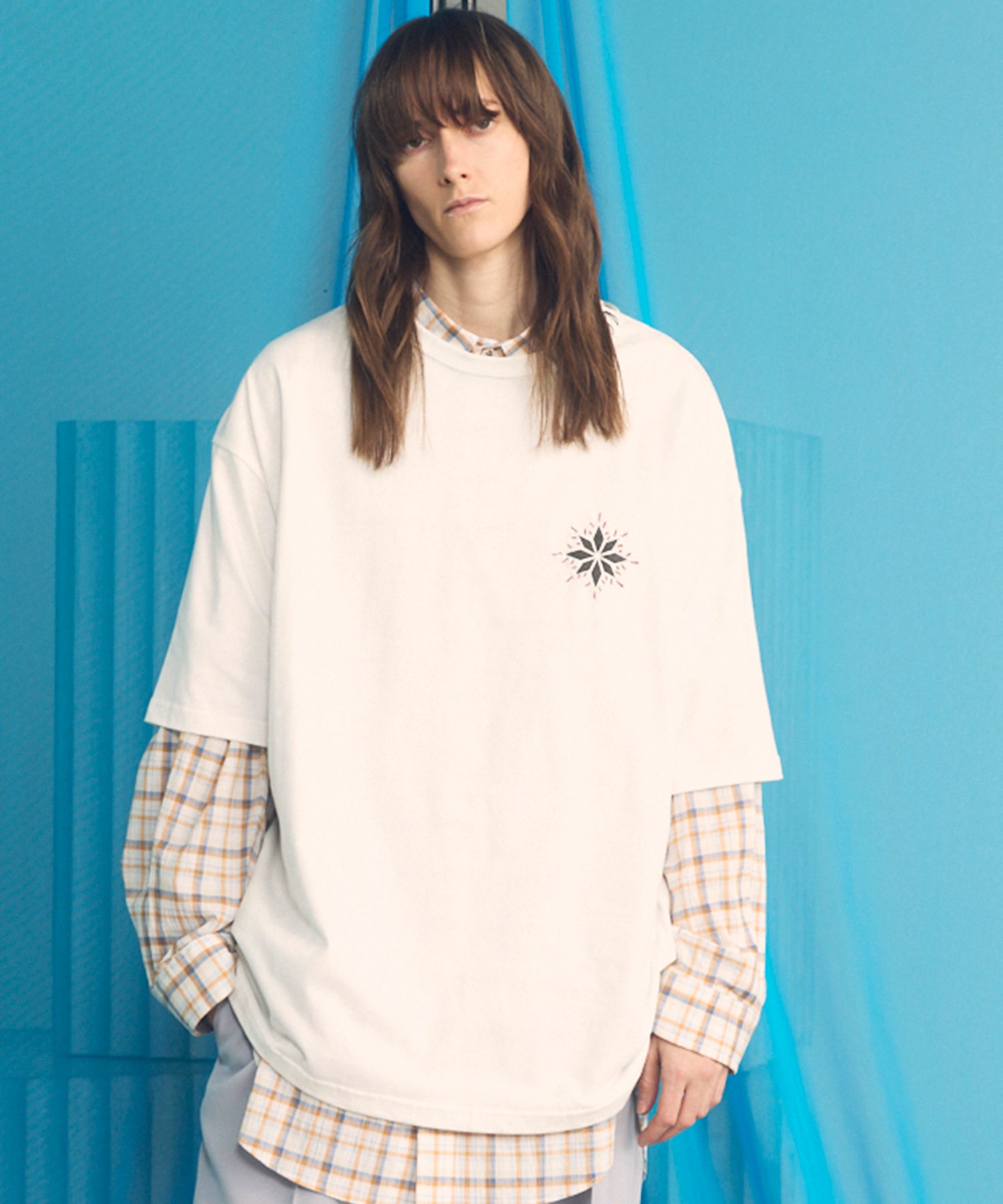 【26ss PRE-ORDER】Flower Patchwork Vintage Like Prime-Over Sweat Zip Hoodie