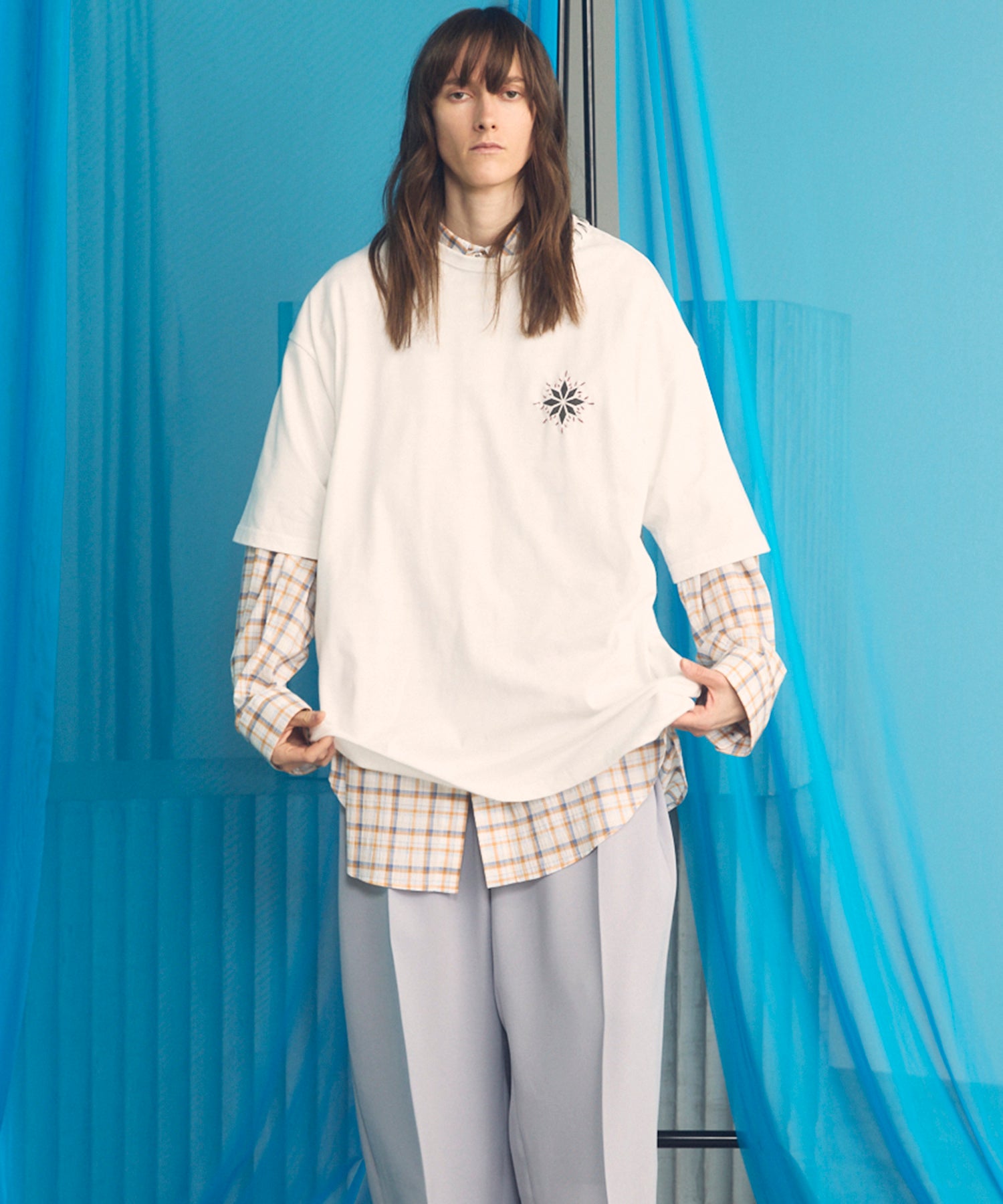 【26ss PRE-ORDER】Flower Patchwork Vintage Like Prime-Over Sweat Zip Hoodie