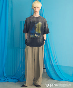 【26SS PRE-ORDER】Crispy Cross Calze Two-tuck Prime-Wide Slacks