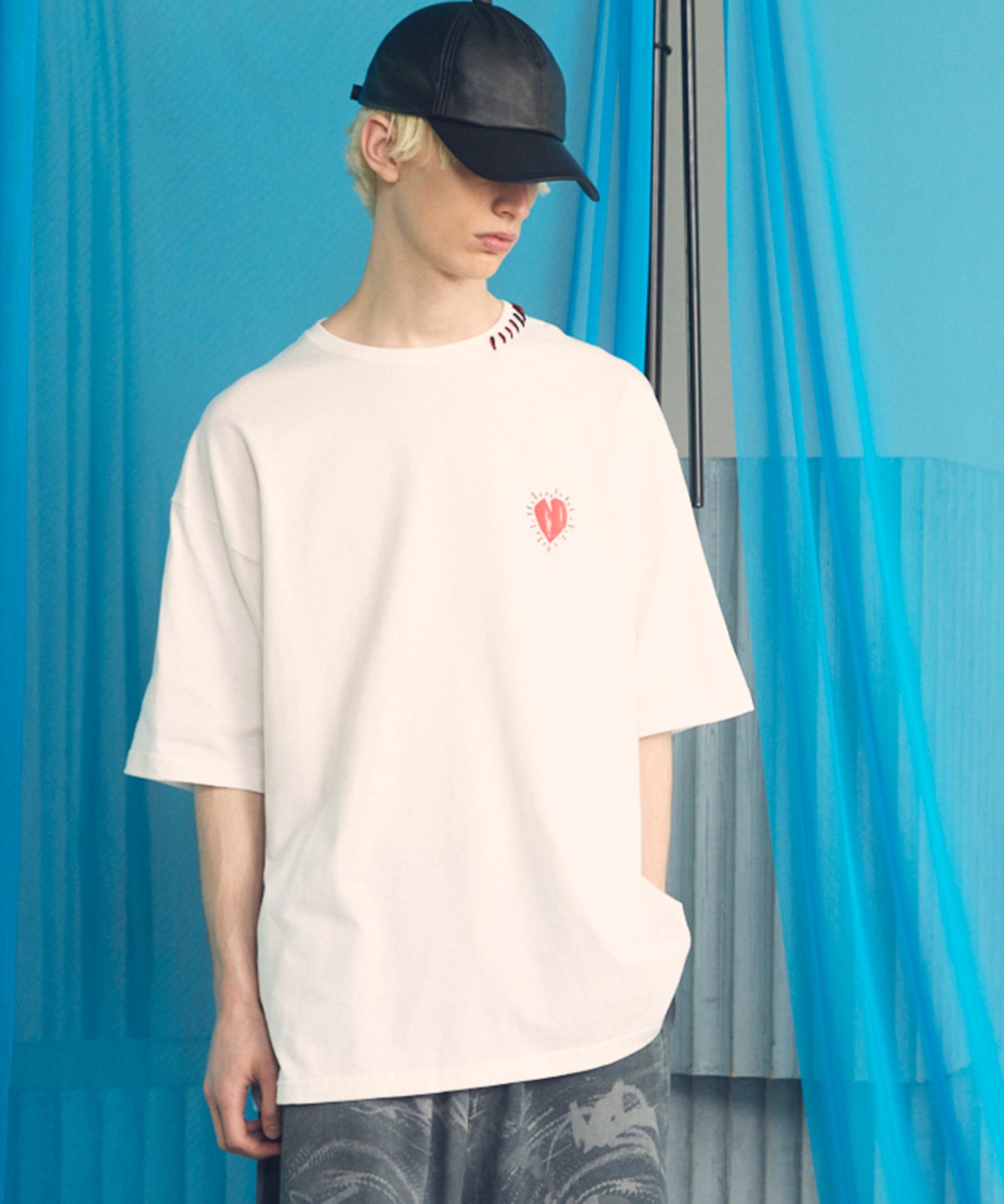 【26ss PRE-ORDER】Flower Patchwork Vintage Like Prime-Over Sweat Zip Hoodie