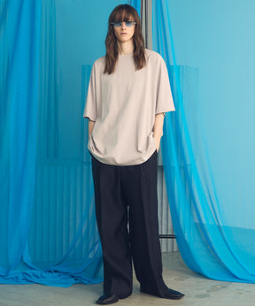 [26SS PRE-ORDER] Clear Trichotine Two-tuck Prime-Wide Slacks