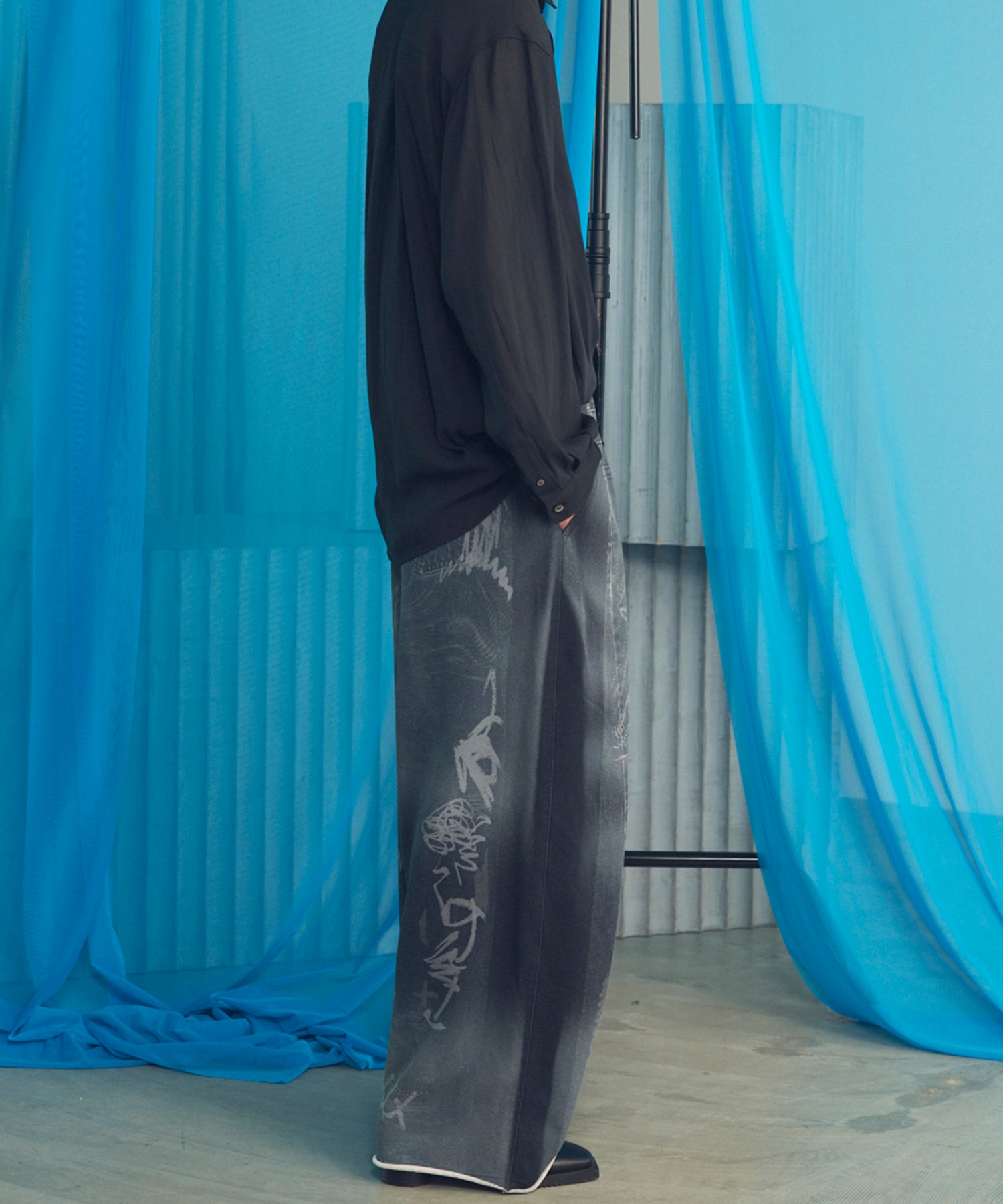 [26SS 预购] 花朵拼布复古休闲运动裤