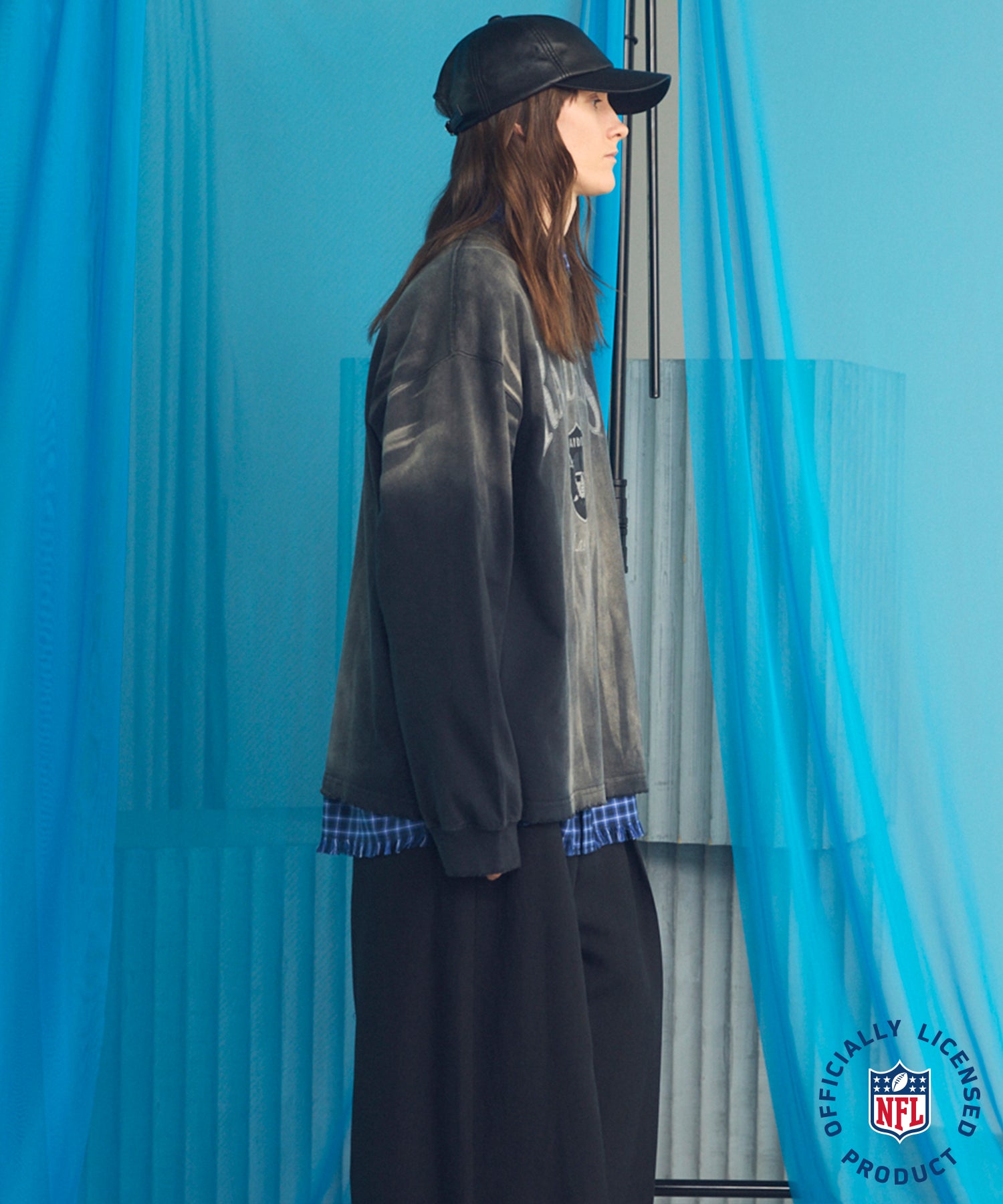 4 Colors Chambray Washable Wool Peaked Lapel Double Breasted Jacket