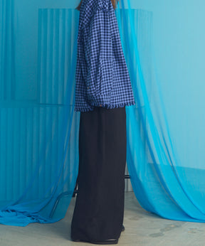 【26SS PRE-ORDER】Mix Linen One-tuck Prime-Wide Baggy Slacks