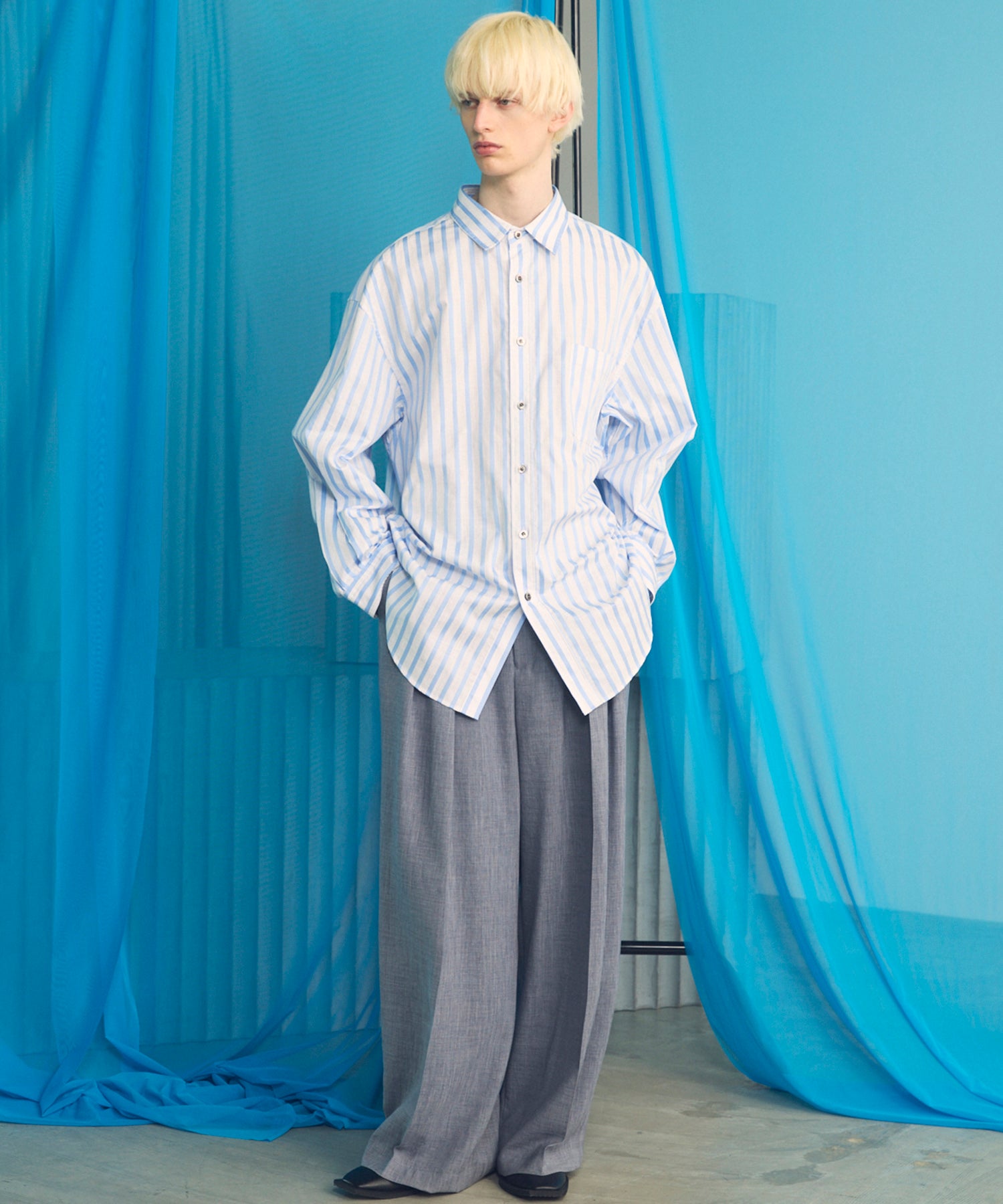 【26SS PRE-ORDER】Triacetate Prime-Wide Two-tuck Slacks