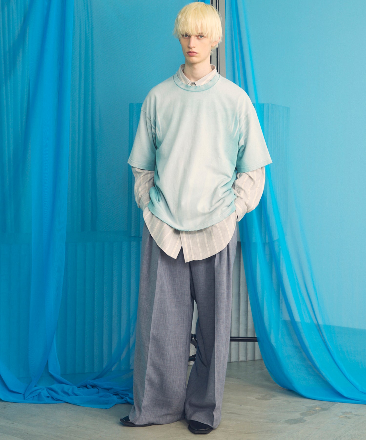 【26ss PRE-ORDER】Flower Patchwork Vintage Like Prime-Over Sweat Zip Hoodie