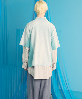 【26ss PRE-ORDER】Flower Patchwork Vintage Like Prime-Over Sweat Zip Hoodie