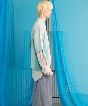 【26ss PRE-ORDER】Flower Patchwork Vintage Like Prime-Over Sweat Zip Hoodie