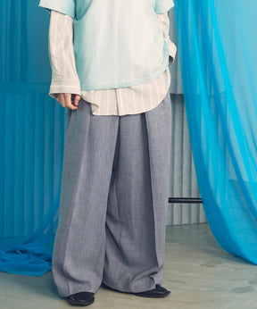 【26SS PRE-ORDER】Triacetate Prime-Wide Two-tuck Slacks
