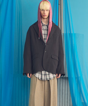 【26ss PRE-ORDER】Crispy Cross Calze Regular-Over 2b Tailored Jacket