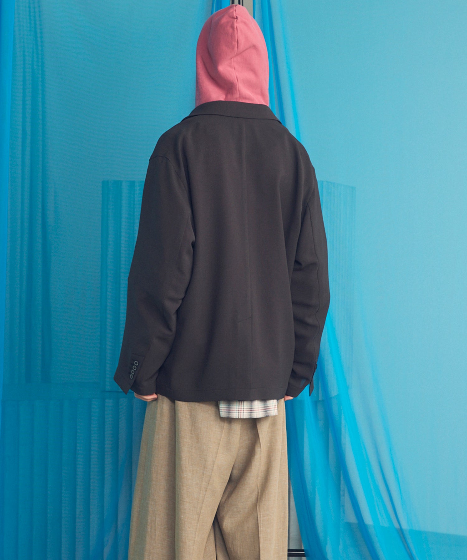 【26ss PRE-ORDER】Crispy Cross Calze Regular-Over 2b Tailored Jacket