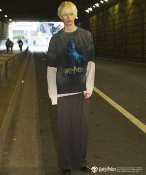 【26ss PRE-ORDER】Flower Patchwork Vintage Like Prime-Over Sweat Zip Hoodie