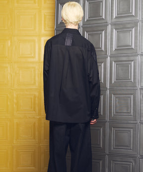 【26ss PRE-ORDER】Deep Front Neck Prime-Over Skipper Shirt